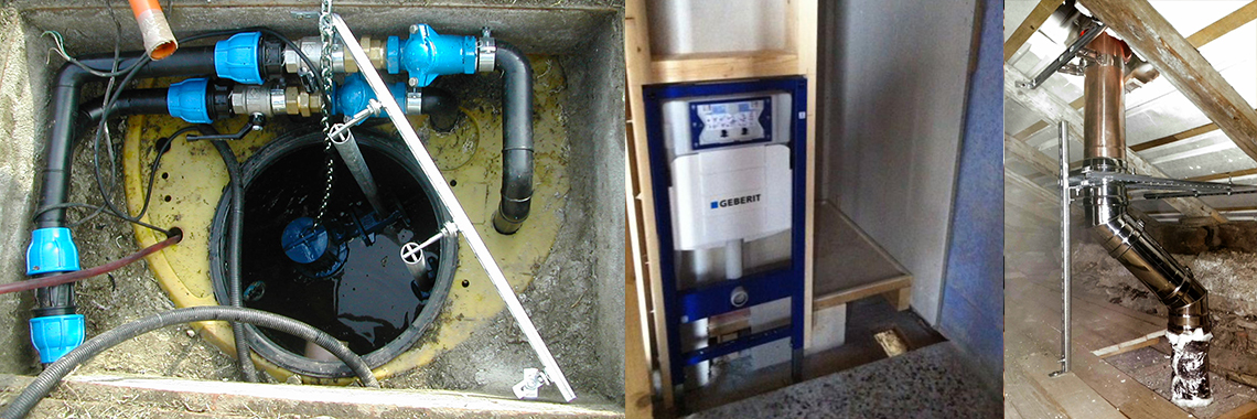Impianto di sollevamento - Modulo per sanitari sospesi
